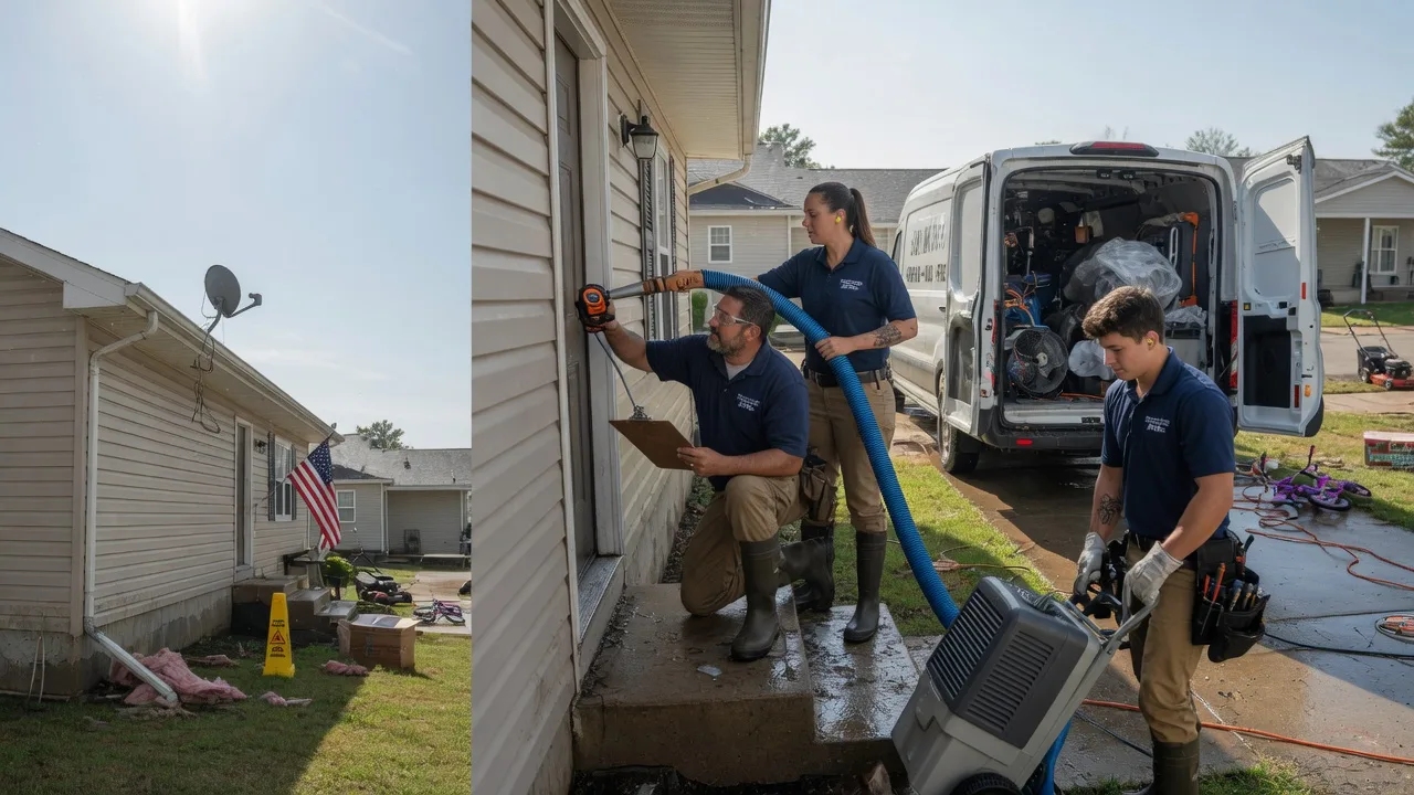 Ceiling Water Damage Restoration in Edwards, NY near me